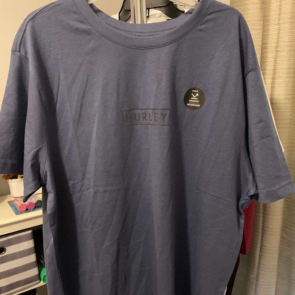 Deep blue Hurley T-shirt size large and medium